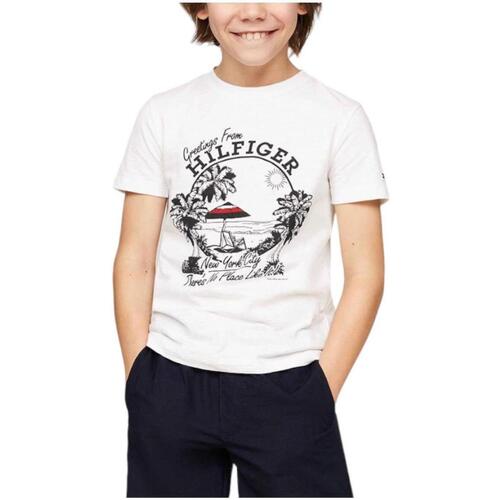 Odjeća Dječak
 Majice kratkih rukava Tommy Hilfiger  Bijela