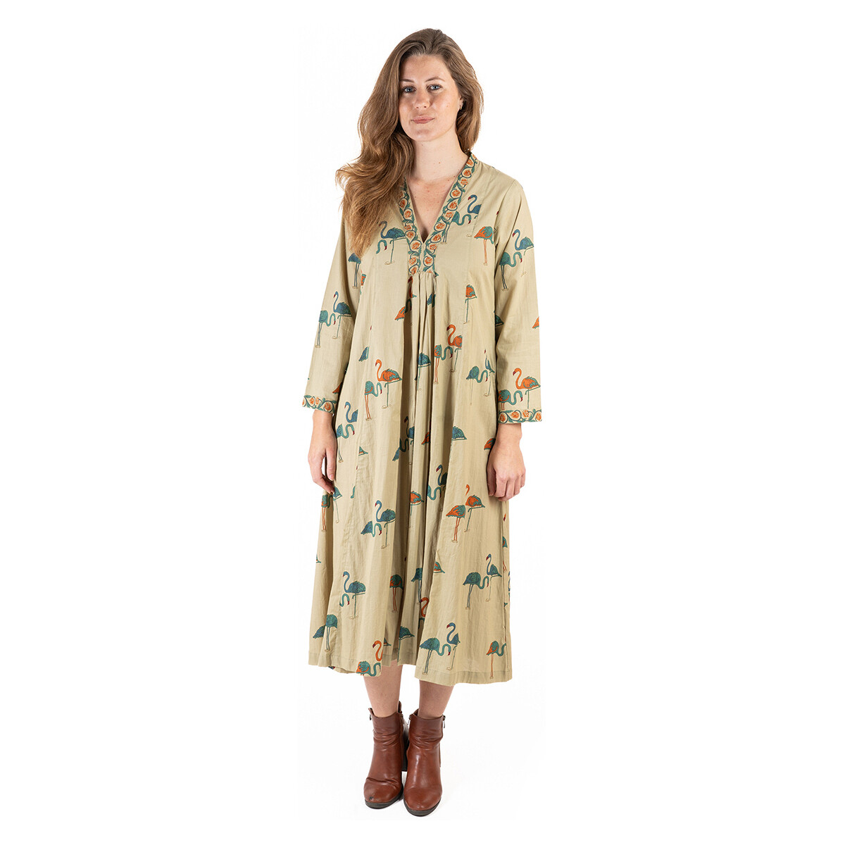 Odjeća Žene
 Duge haljine Isla Bonita By Sigris Duga Midi Haljina Bež