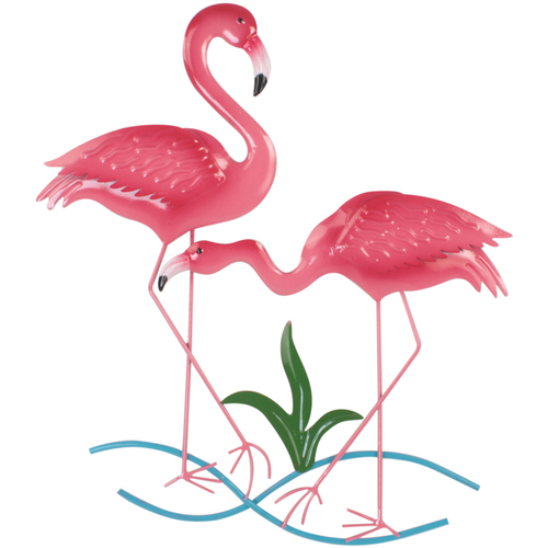 Dom Dekorativni predmeti  Signes Grimalt Flamingos Zidni Ukras Ružičasta