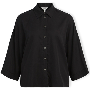 Odjeća Žene
 Topovi i bluze Object Noos Tilda Boxy Shirt - Black Crna