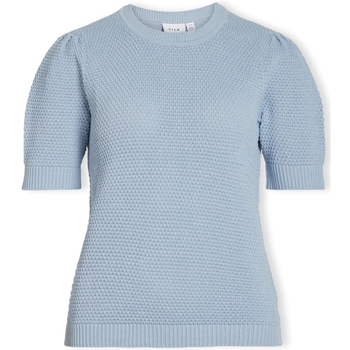 Odjeća Žene
 Topovi i bluze Vila Noos Dalo Knit S/S - Kentucky Blue Plava