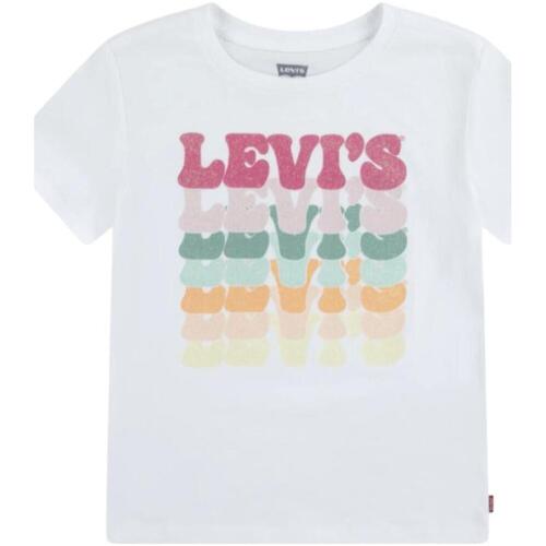 Odjeća Djevojčica Majice kratkih rukava Levi's  Bijela