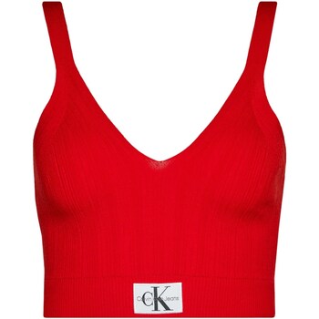 Odjeća Žene
 Topovi i bluze Calvin Klein Jeans J20J223152 Crvena