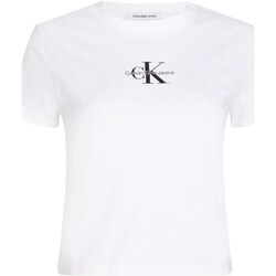Odjeća Žene
 Polo majice dugih rukava Calvin Klein Jeans J20J223113 Bijela