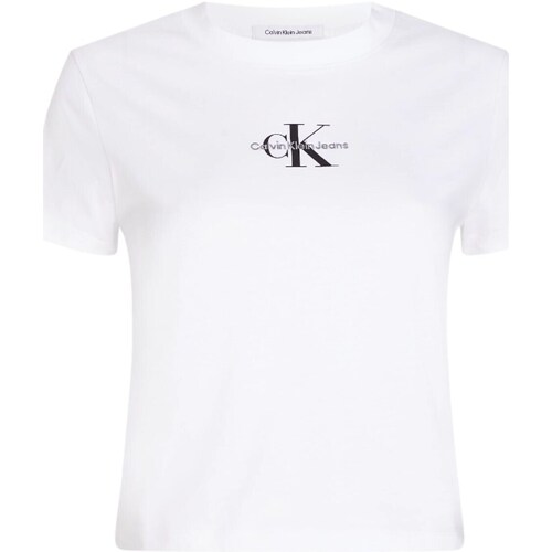 Odjeća Žene
 Polo majice dugih rukava Calvin Klein Jeans J20J223113 Bijela