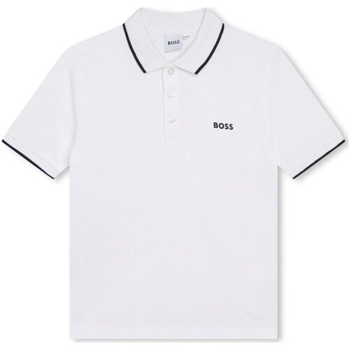 Odjeća Dječak
 Polo majice kratkih rukava BOSS J25P26 Bijela