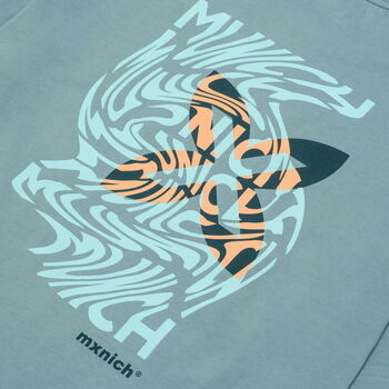 Munich T-shirt oversize psicodelia Plava