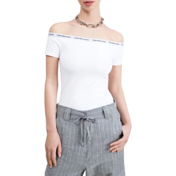 Odjeća Žene
 Polo majice dugih rukava Calvin Klein Jeans J20J223098 Bijela