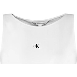 Odjeća Žene
 Topovi i bluze Calvin Klein Jeans J20J223107 Bijela