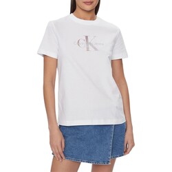 Odjeća Žene
 Polo majice dugih rukava Calvin Klein Jeans J20J223264 Bijela