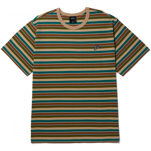 Odjeća Muškarci
 Majice / Polo majice Huf T-shirt triple triangle ss relaxed knit Bež