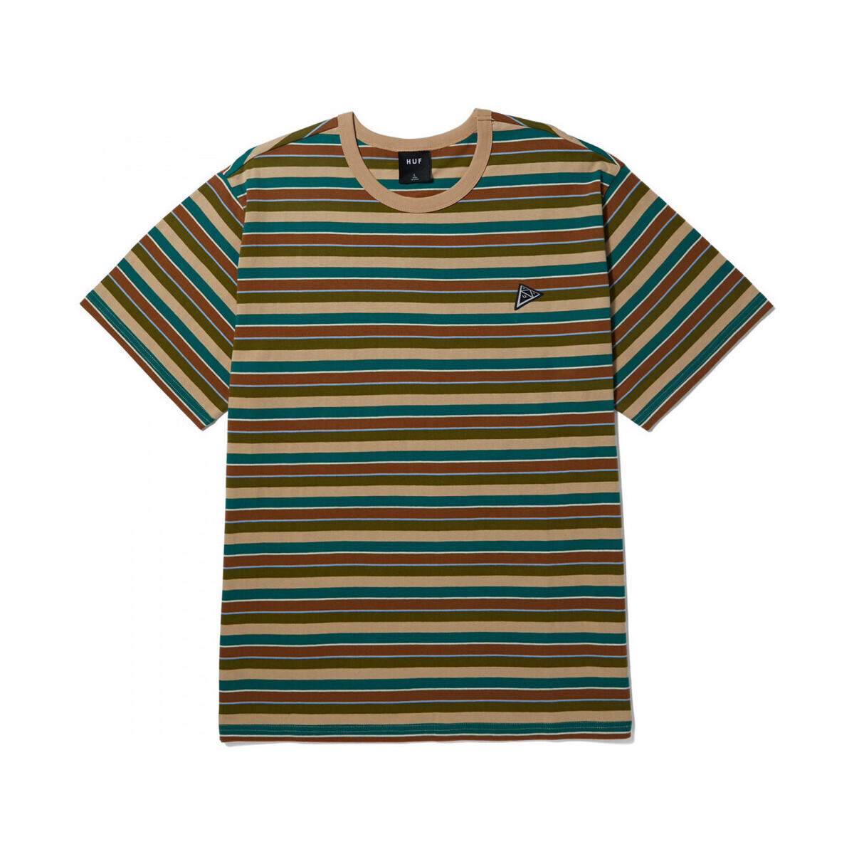 Odjeća Muškarci
 Majice / Polo majice Huf T-shirt triple triangle ss relaxed knit Bež