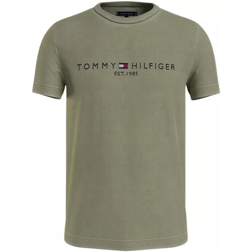 Odjeća Muškarci
 Polo majice dugih rukava Tommy Hilfiger MW0MW35186 Zelena