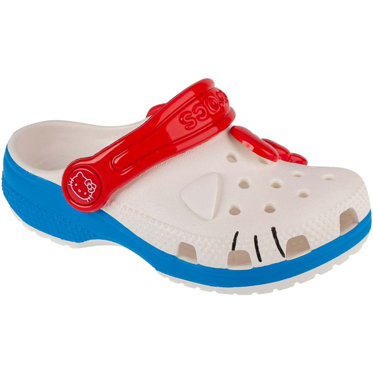 Obuća Djevojčica Papuče Crocs Hello Kitty Bijela