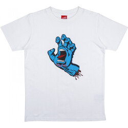 Odjeća Dječak
 Majice / Polo majice Santa Cruz Youth screaming hand t-shirt Bijela