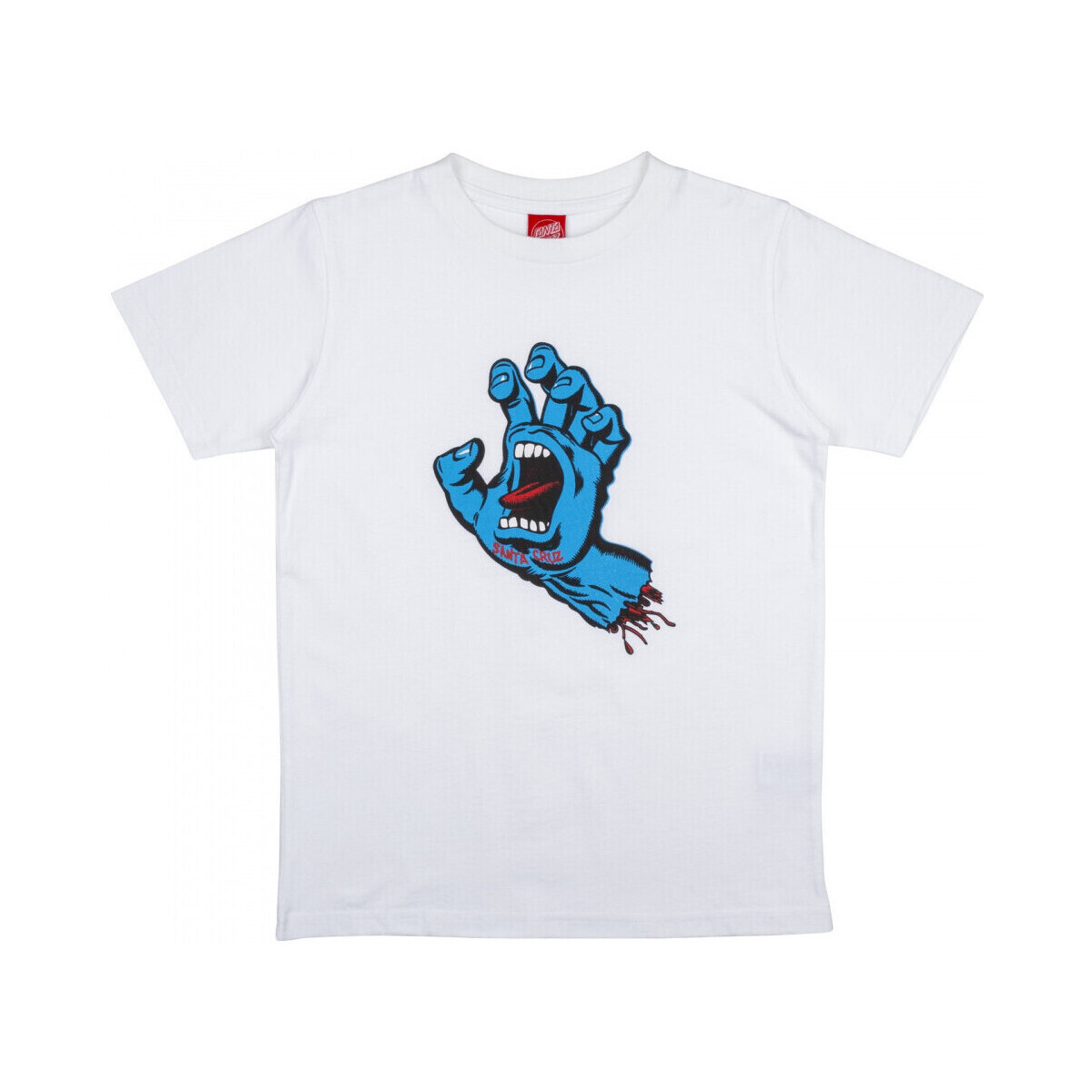 Odjeća Djeca Majice / Polo majice Santa Cruz Youth screaming hand t-shirt Bijela