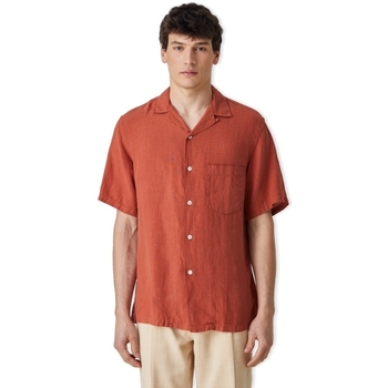 Odjeća Muškarci
 Košulje dugih rukava Portuguese Flannel Linen Camp Collar Shirt - Terracota Crvena