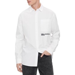 Odjeća Muškarci
 Košulje dugih rukava Karl Lagerfeld 240D1601-FF Bijela
