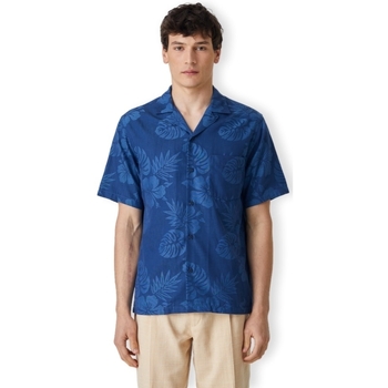 Odjeća Muškarci
 Košulje dugih rukava Portuguese Flannel Island Jaquard Flowers Shirt - Blue Plava
