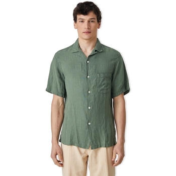 Odjeća Muškarci
 Košulje dugih rukava Portuguese Flannel Linen Camp Collar Shirt - Dry Green Zelena