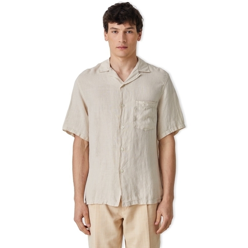 Odjeća Muškarci
 Košulje dugih rukava Portuguese Flannel Linen Camp Collar Shirt - Raw Bež