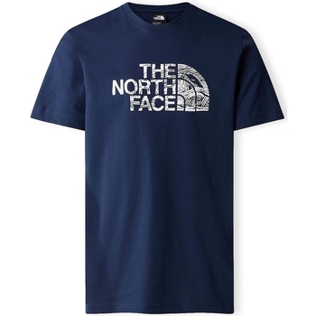 Odjeća Muškarci
 Majice / Polo majice The North Face Woodcut Dome T-Shirt - Summit Navy Plava