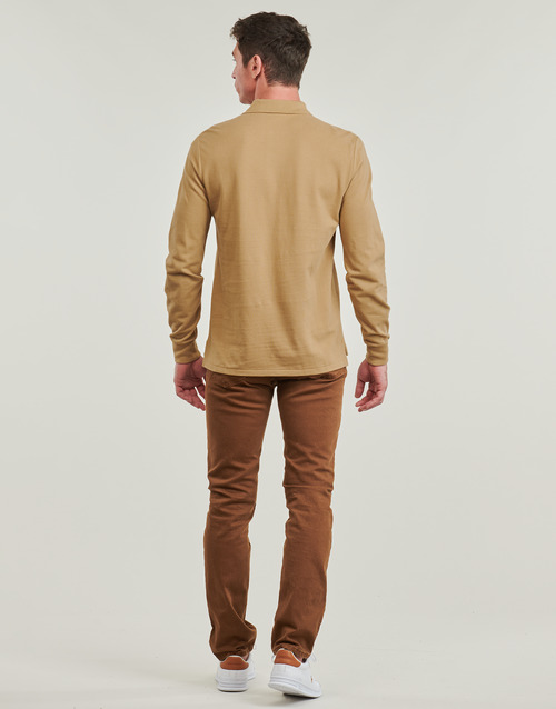 Polo Ralph Lauren POLO COUPE DROITE EN COTON BASIC MESH Bež / Boja kave / Tan