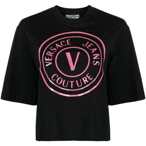 Odjeća Žene
 Polo majice dugih rukava Versace Jeans Couture 76HAHG05-CJ00G Crna