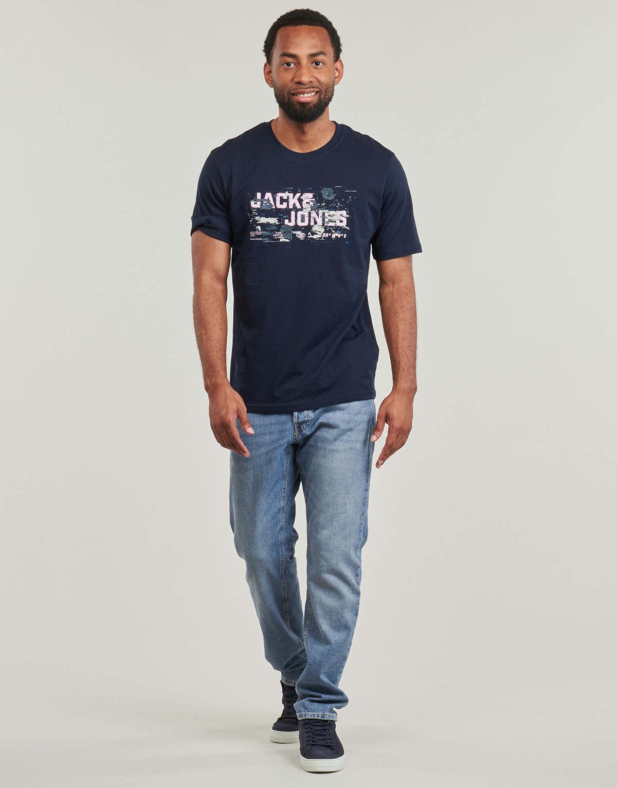 Odjeća Muškarci
 Traperice ravnog kroja Jack & Jones JJIMIKE Plava / Svijetla