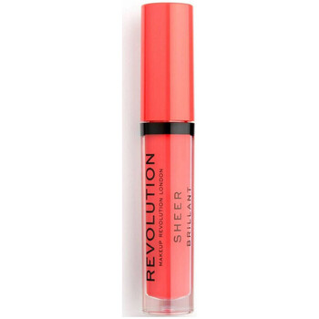 Makeup Revolution Sheer Brilliant Lip Gloss - 130 Decadence Narančasta