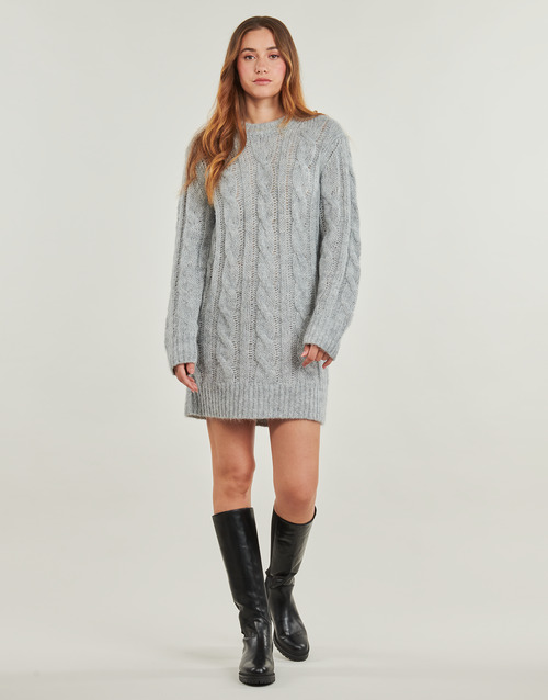 MICHAEL Michael Kors CABLE CHUNKY LS DRESS Siva