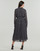 Odjeća Žene
 Duge haljine MICHAEL Michael Kors PLEAT SHIRT DRESS Crna / Bijela