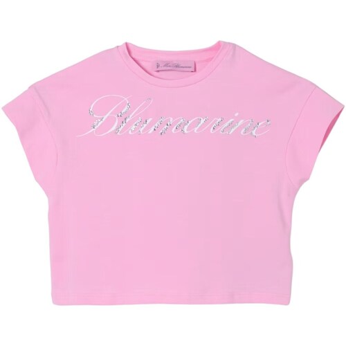 Odjeća Djevojčica Majice kratkih rukava Miss Blumarine IA4135J5003 Ružičasta