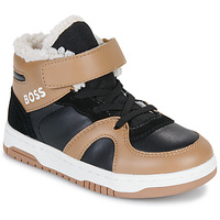Obuća Djeca Visoke tenisice BOSS J51345/269 Crna / Camel / Bijela