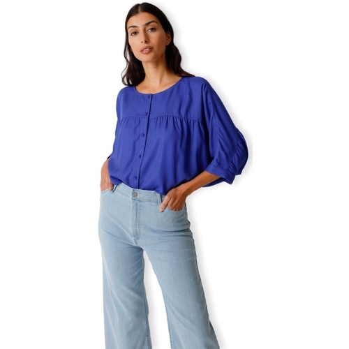 Odjeća Žene
 Topovi i bluze Skfk Tilde Shirt - Royal Blue Plava