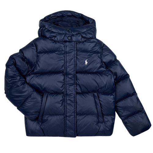 Odjeća Djevojčica Pernate jakne Polo Ralph Lauren SLD DOWN JKT-OUTERWEAR-BOMBER Tamno plava  
