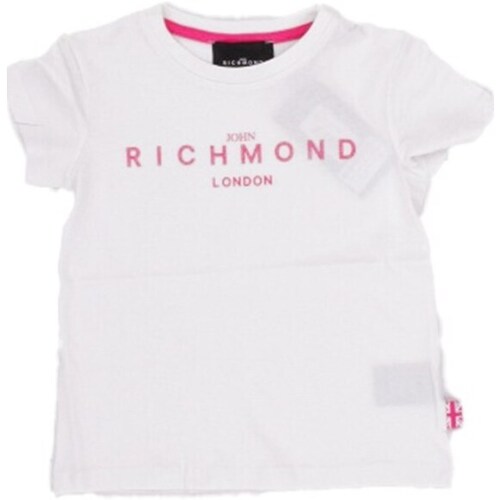 Odjeća Djevojčica Majice kratkih rukava John Richmond RGP24003TS Bijela
