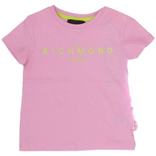 Odjeća Djevojčica Majice kratkih rukava John Richmond RGP24003TS Ružičasta