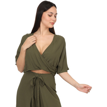 Odjeća Žene
 Topovi i bluze La Modeuse 70880_P166000 Zelena