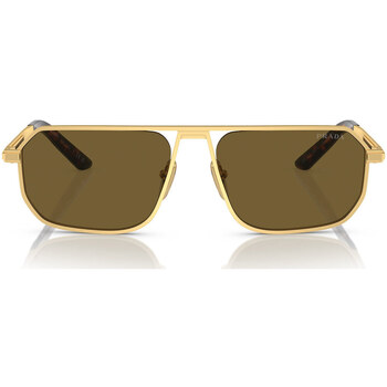 Satovi & nakit Sunčane naočale Prada Occhiali da Sole  PRA53S 1BK01T Gold