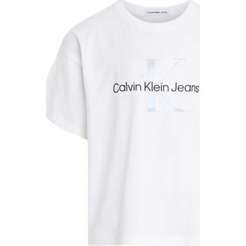 Odjeća Djevojčica Majice kratkih rukava Calvin Klein Jeans IG0IG02434 Bijela