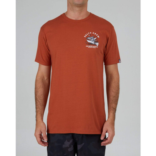 Odjeća Muškarci
 Majice / Polo majice Salty Crew Hot rod shark premium s/s tee Narančasta