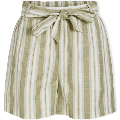 Odjeća Žene
 Bermude i kratke hlače Vila Etni Shorts - Egret/Oil Green Bež