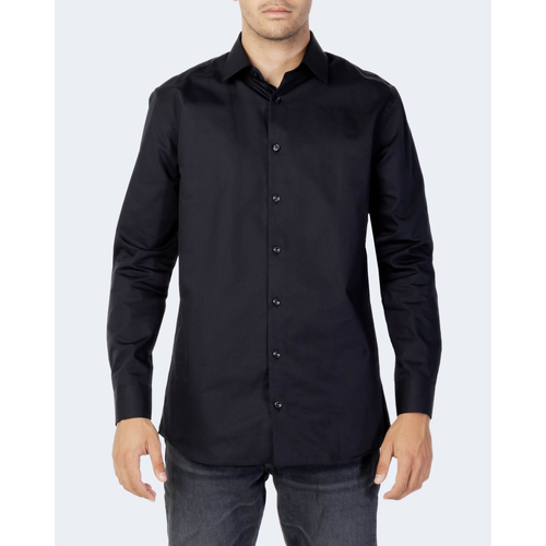 Selected SLHREGETHAN SHIRT LS CLASSIC B NOOS 16086754 Crna