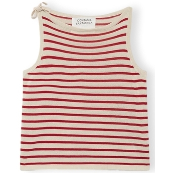 Odjeća Žene
 Topovi i bluze Compania Fantastica COMPAÑIA FANTÁSTICA Top 10351 - White/Red Crvena