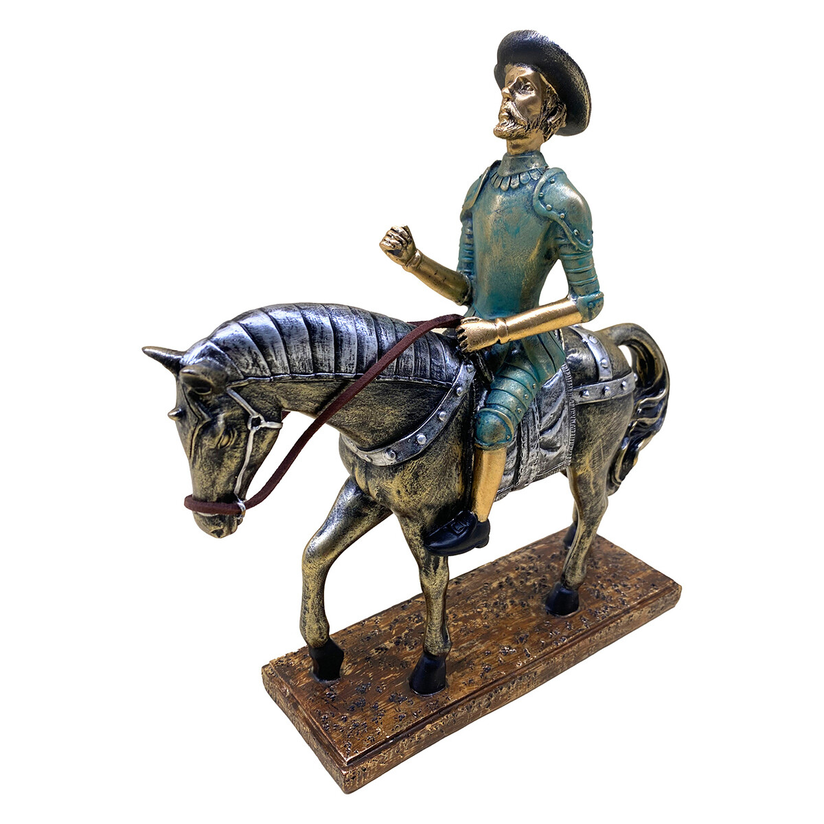 Dom Dekorativni predmeti  Signes Grimalt Don Quijote Na Konju Siva