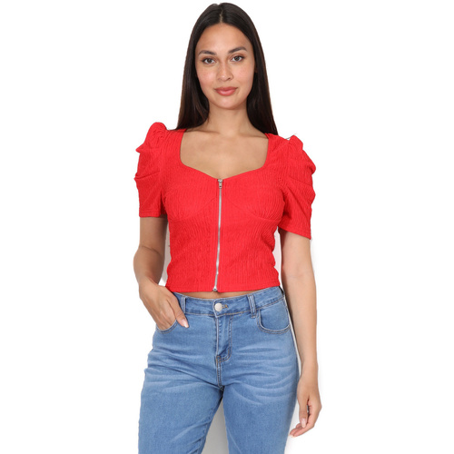 Odjeća Žene
 Topovi i bluze La Modeuse 70689_P165274 Crvena