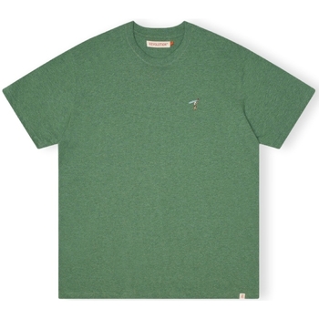Revolution T-Shirt Loose 1366 GIR - Dust Green Melange Zelena