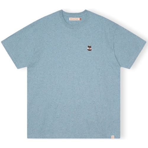 Odjeća Muškarci
 Majice / Polo majice Revolution T-Shirt Loose 1367 NUT - Blue Plava