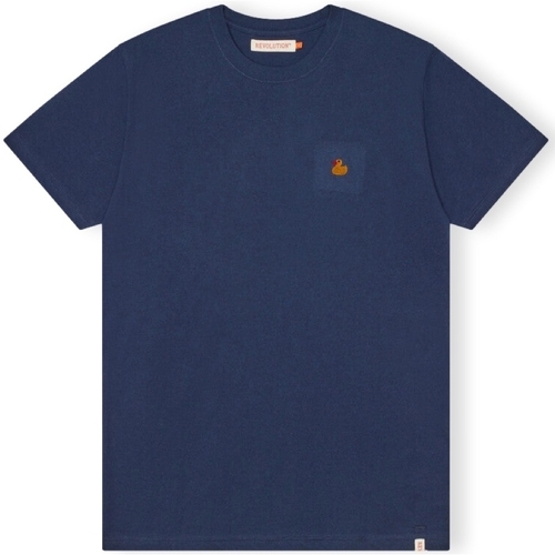 Odjeća Muškarci
 Majice / Polo majice Revolution T-Shirt Regular 1368 DUC - Navy Mel Plava